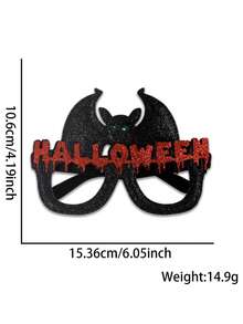 1 buc Halloween ochelari de vedere jucărie noutate ochelari cosplay Halloween petrecere favoare amuzant sclipici decorațiuni de petrecere ochelari dovleac păianjen pânză fantomă liliac pălărie craniu ocular ochelari