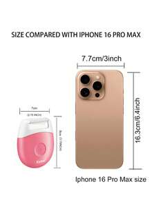 Kemei KM-3213 女士无痛脱毛器可水洗剃毛器女士USB充电式电动脱毛器身体防水毛发修剪器女士比基尼腿部腋下私处全身剃毛器无绳脱毛器