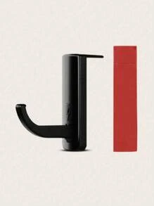 1 个耳机挂钩，适用于 PC 耳机、显示器、桌子、墙壁，紧凑而坚固的耳机支架提供安全支撑并节省空间，适用于学校用品，返校