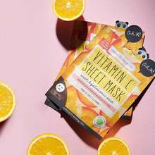 Oh K!Vitamin C Sheet Mask For Dry And Dehydrated Skin, With Added Hyaluronic Acid, Brightening Face Mask, , Vegan And Cruelty Free, 41g - Vitamin C - Xem 10