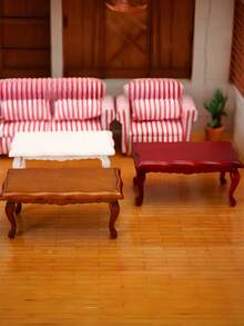 1件套娃娃屋迷你咖啡桌，多种颜色可选的迷你家具。模型微缩场景、角色扮演玩具、娃娃屋摆件、桌面装饰、手工艺品、复古家居装饰模型、卧室场景展示品、书桌摆件、角色扮演装饰、微型手工艺品、节日礼物、生日礼物、派对活动、圣诞节、万圣节、嘉年华礼物，为生活增添色彩。 - 彩色 - 查看 5