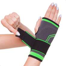 Pair Of 2 High Compression Wrist Braces For Tendonitis Splint