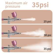 1pc Airbrush Kit 1200mah Airbrush Set With Compressor Portable Airbrush Set For Makeup Cake Decoration Model Painting Nail Art Barber