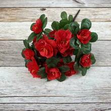 6 Bundles Artificial Faux Rhododendron Flowers, Artificial Flowers Silk Flowers Rhododendron Arrangement Wedding Table Centerpiece Table Centerpieces For Dining Room For Home Wedding Party Decor Gifts For Women - R - 查看 2