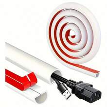 1 件 2 米/78.74 英寸地板线盖线保护器延长线槽电线槽电缆管理隐藏器整理器