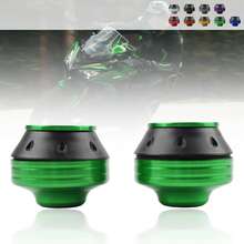 PowerMotor 1套通用摩托車防摔保護套件 鋁合金前叉保護器 摩托車輪圈防摔保護蓋 滑塊 - 均碼 - 查看 3
