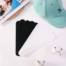 10pcs Disposable Hat Sweat Absorbent Stickers - Absorbent Pads For Hats/Caps & Shirt Collars - Anti-Sweat, Anti-Dirty & Travel Essential