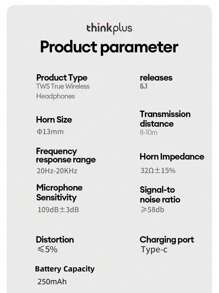 Lenovo Auriculares Bluetooth LP40PRO, sonido HIFI de media oreja, larga duración de la batería, llamadas HD, control táctil inteligente, a prueba de sudor, con micrófono integrado, auriculares inalámbricos