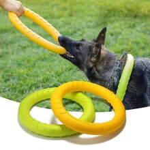1pc Anti-Slip Pulling Ring Pet Dog Training Toy, Chew-Resistant EVA Floating Dog Toy For Pool, Summer