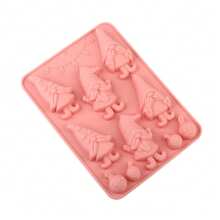 1pc Christmas, Halloween Silicone Santa Claus & Bell Mold, Christmas Cake Mold, Candy Mold, Easy Release, Suitable For Cake Decoration, Chocolate Mousse, Gummy - 3D Mold - Multi-Purpose Baking Christmas Christmas Decorations Christmas Pajamas Christmas Gifts Christmas Decor