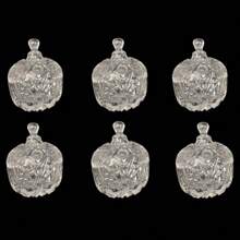 DIY Glasbehälter, durchsichtige Süßwarenbehälter, Aufbewahrungsgläser, Aufbewahrungsboxen mit Deckel, Reinigungswattestäbchen, Make-up Pinsel, Stifthalter, Teebüchsen, Schmuckdosen, Gewürzgläser, Multifunktional, Heimdekoration, Weihnachtsgeschenke, Haushaltsgeschenke, Raumdekoration