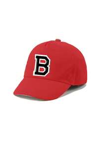 Boné de beisebol ajustável com estampa de letras de A a Z para bebês e meninos, chapéu de sol infantil, unissex para uso casual.