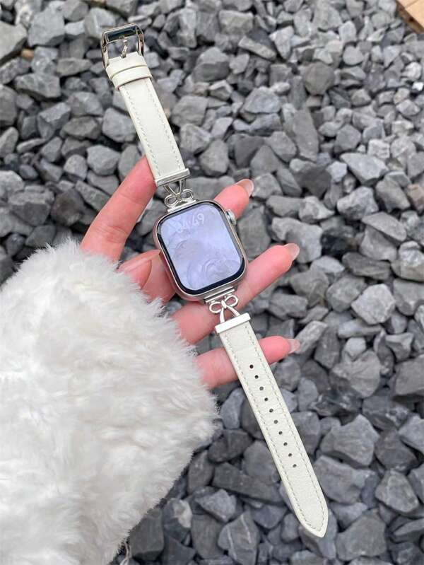 1 Pc Leather Loop Compatible With Apple Watch Band For Women 38mm 40mm 41mm 42mm 44mm 45mm 46mm 49mm , Strap Compatible With Apple Watch Series 10/9/8/7/6/5/4/3/2/1 SE Ultra