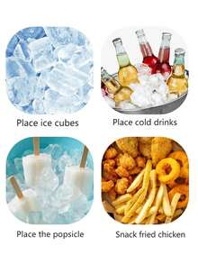 1 件不锈钢冰桶、高品质酒吧用品、香槟桶、迷你炸薯条小吃桶、小型服务桶、不锈钢小吃桶、-Worthy 炸薯条和炸鸡桶、酒吧冰桶、餐厅油炸食品容器冰桶、万圣节和圣诞节派对用品 - 彩色 - 查看 2