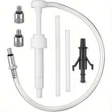 Untere Einheit Zahnradpumpe Flüssigkeitspumpe Schmierfett, Differentialgetriebeflüssigkeit, Frostschutzmittel-Transferkit geeignet für Standard-Quart-Flaschen