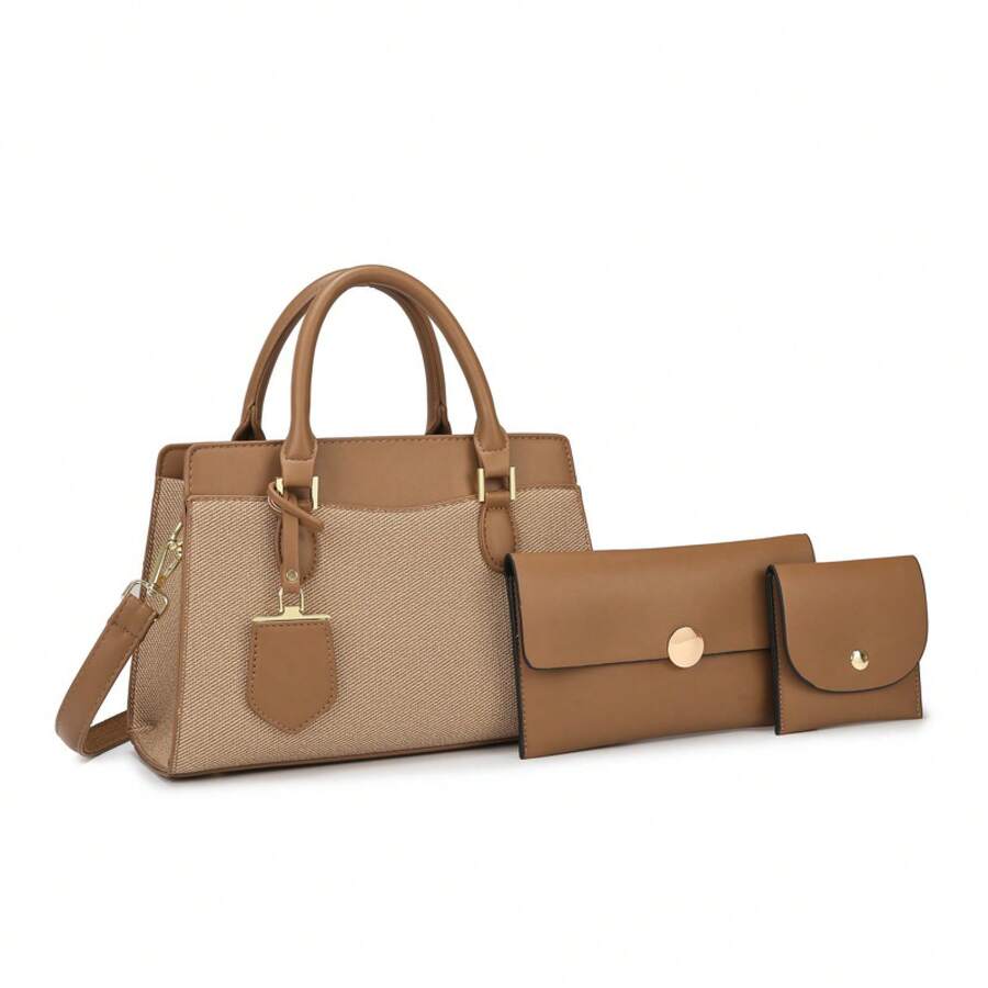 Women Top Handle Bags - 粉色 - 查看 1