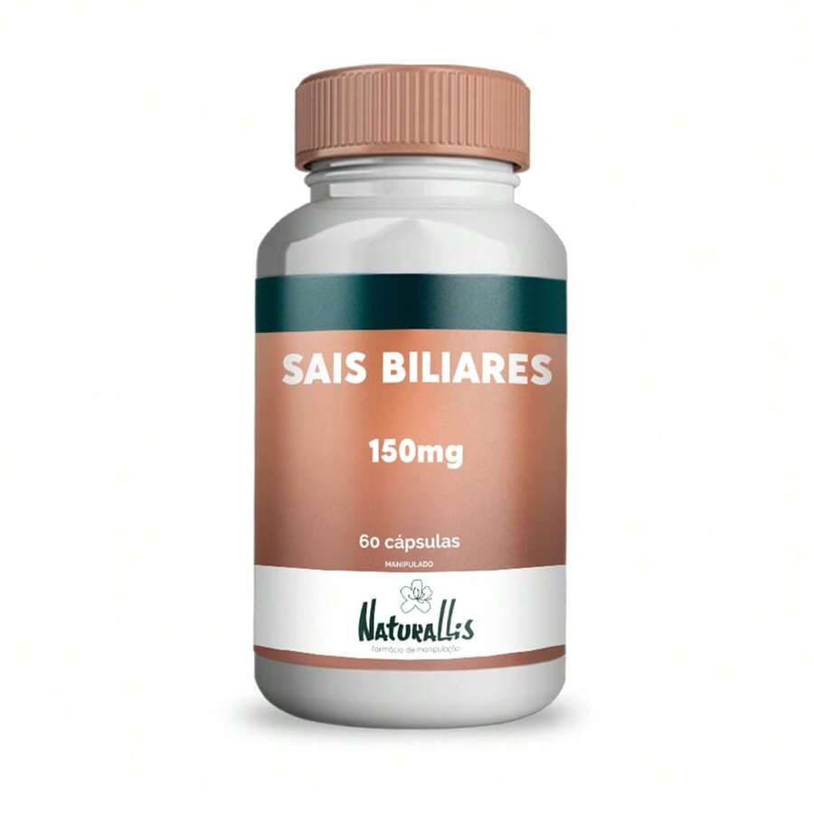 Sais Biliares 150mg - 60 cápsulas Sem Sabor - Sem sabor - Visão 1