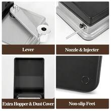 8.0mm Cigarette Rolling Machine With Grooved Board, Manual Cigarette Roller, Portable Home Cigarette Maker, DIY Cigarette Rolling Kit, Christmas Decorations, Christmas Gift