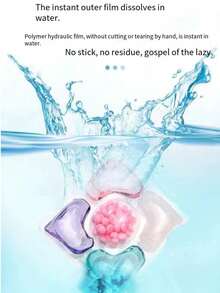 1 Bucket/3D Laundry Detergent Pods [More Convenient Than Laundry Powder!] 3-In-1 Long Lasting Fragrance, Stain Removal Laundry Detergent Balls - Multicolor - View 11