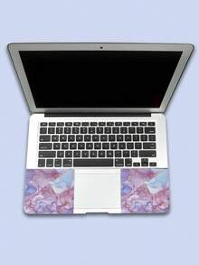 A Set Of 15-Inch Laptop Skin With Marble Pattern For Laptops, MacBooks,HP