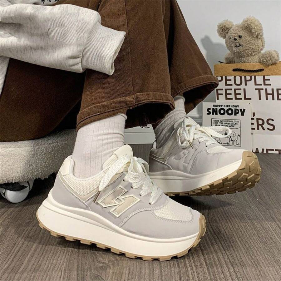 Women Casual Shoes - 咖色 - 查看 1