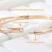 Rhinestone Decor Bangle