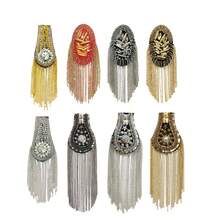 1 Pc Diamond Encrusted Clothing Accessories, Accessories, Suits, Metal Fashion Tassel Shoulder Patches On Shoulder Badge With Decorative Accents For Clothing Embellishment - Multicolor - View 9