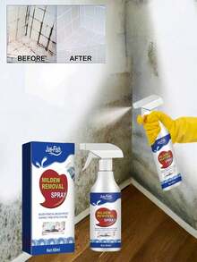 JUE FISH Bộ tẩy nấm mốc 1 chiếc (60ml), Làm sạch gạch lát phòng tắm, tường, trần nhà, loại bỏ vết mốc, bình xịt tẩy nấm mốc đa năng, thích hợp cho nhiều cảnh khác nhau, gửi ngẫu nhiên phiên bản cũ hoặc mới - Nhiều màu - Xem 2