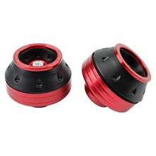 PowerMotor 1套通用摩托車防摔保護套件 鋁合金前叉保護器 摩托車輪圈防摔保護蓋 滑塊 - 均碼 - 查看 17
