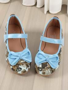 Girls' Flat Shoes, Children's Bowknot Canvas Shoes, Little Girls' Spring Shoes - Multicolor - View 2