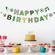 New Soccer Flag Pick 21pc/Bag, - Green - View 1