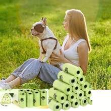 8卷/160个 - 加厚宠物垃圾袋，超厚狗屎袋