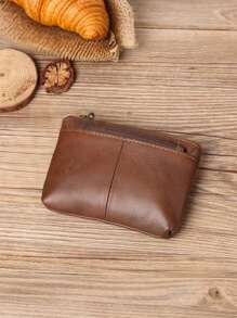 Minimalist Japanese Style Waterproof Mini Coin Purse Suitable For Students Men & Women Holds Keys Earphones Cards Leather Coin Pouch For Women Wallet Mini Wallet Purse Wallet Coin Wallet
