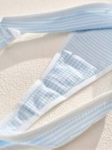 4 件装女士性感低腰丁字裤，采用纯色聚酰胺针织面料，舒适透气的 V 型内裤，蝴蝶结细节女士内裤 - 彩色 - 查看 9