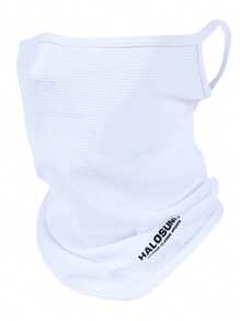 1 pieza/set Máscara deportiva transpirable y colorida con cuello, cubrefaz casual unisex para exteriores, máscara protectora solar de verano para hombres y mujeres, ligero protector facial transpirable para ciclismo