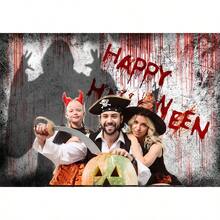 CZ Happy Halloween Backdrop Nightmare Before Christmas Background Scary Ghost Party Decorations For Photography Pictures 7X5FT 072 1439 - 黃色 - 查看 6