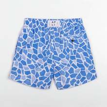 Kids Mosaic Blue Swimshorts - Blue - View 2