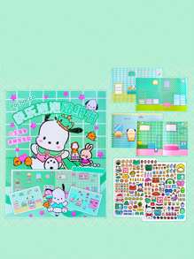 Sanrio Sanrio DIY Bubble Sticker Quiet Book With Lovely Kuromi Pattern, Exclusive Toy For Children