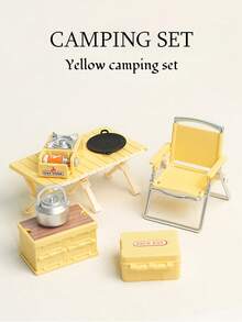 Miniatur-Haushaltsgeräte, Camping-Geschirr-Set, dekorative Sammlerstücke, Dessert-Tisch-Accessoires, Aktivitäts-Displayprops, realistische Modelle, Spielzubehör, Rollenspiel-Set - Verschiedenfarbig - Übersicht 12