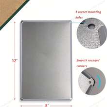 8"X12" Vintage Metal Wall Plaque With "This Hit Home For Me!" Inspirational Quote - Waterproof & Weatherproof Rustic Decor For Man Cave, Garage, Bar, Cafe, Farmhouse - Black Retro Home Decor Gift, Distressed Finish, Highquality Finish, Decorative Sign, Cafe Owners