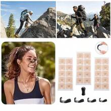 60 قطعة مجموعة شرائط أنفية لتحسين تدفق الأكسجين وتحسين النوم قليلاً، شرائط أنفية خفيفة مضادة للعرق، لا تحتاج إلى كهرباء أو بطاريات، تشمل 4 أحجام من وسادات الأنف، 1 حامل شريط أنفي و 30 شريط أنفي مغناطيسي، هدية مثالية للعائلة والأصدقاء والأحباء