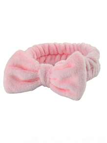 1/2/3 Pcs Cute Lace Plush New Style Face Washing Headband Wide Edge Pleated Sweet Bow Headband Female Wash Mask Headband Face Washing Headband Plush Hair Accessories Bathroom Hair Accessories Face Washing Headband