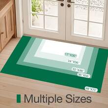 Ultra Thin Indoor Door Mat For Entrance ,Non Slip Entryway Mat, Low Profile Doormat, Unique Herringbone Design Carpet For Inside, Patio, Porch, Hoom Decor - Xám - Xem 2