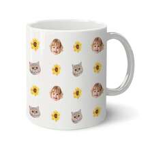 One Piece Custom Face Mugs, Personalized Photo Coffee Mugs, Personalized Baby And Pet Face Mugs, High Quality Mugs With Different Mug Colors Available, Suitable For Valentine's Day, Wedding Anniversaries, Graduation, Birthdays, Children's Day, Father's Day, Graduation Gifts, Multi-Functional, Ornamental, Anti-Mold, Reusable, Easy To Clean, Adorable, High-Quality, Cute, Modern, Custom, Personalized, Unique, Ideal Gifts For Him, Ideal Gifts For Kids, Bathroom, Living Room, Bedroom, Office, Tea Room, School, Home,Delicate Romance