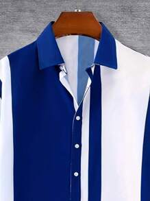 Fashionable And Comfortable Men's Beach Vacation Printed Short-Sleeved Pants Suit; Holiday Gift