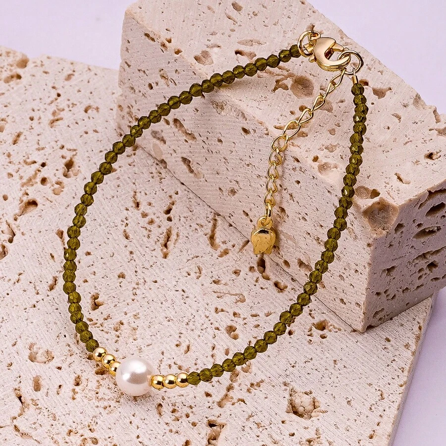 奢华锆石手链，女士时尚珠宝 | 闪耀优雅的设计，圣诞节、情人节或生日的理想礼物 | 引人注目的珠宝，可调节的设计，适合特殊场合和日常佩戴，馈赠佳品