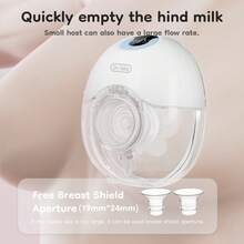 1pc 210ml Wearable Electric Breast Pump 4 Modes Inverter Mode 36 Settings Per Mode Low Noise Anti-Spill Design - Multicolor - View 6