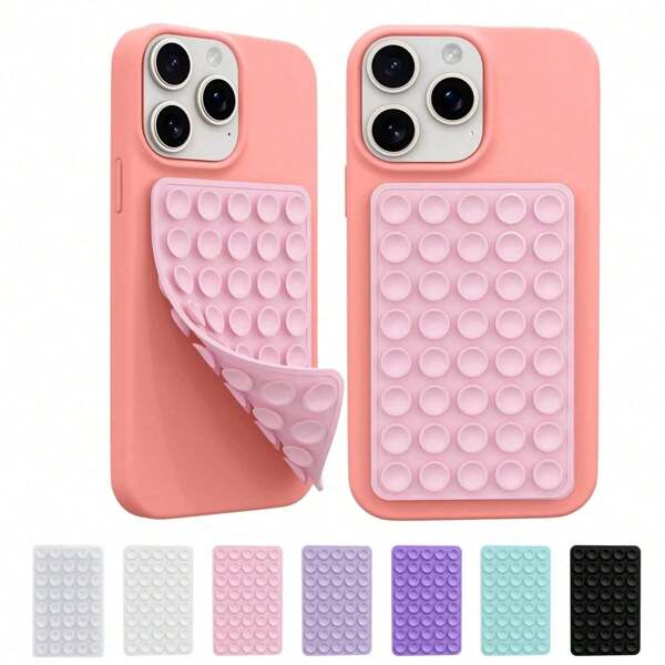 2/1 stuk siliconen zuignap telefoonhoesje houder, telefoon zuignap, Octobuddy, klevende telefoon grip, klevende telefoonstandaard klevend voor mobiele telefoon