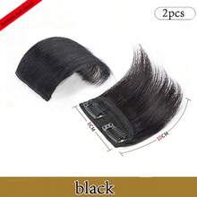 1 件女士隐形无缝假发，厚实蓬松的假发片，基本款接发片，用于增强侧面和头顶的头发