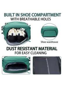 Embroidered Custom Men's And Women's Backpacks With Large Capacity, Multifunctional Dry And Wet Classification, Waterproof Mommy Backpack For Short Distance Business Trips, Fashionable Large Capacity Leisure Backpack, Travel Backpack, Laptop Backpack, Portable Travel Backpack, Dry And Wet Separation Insulation Travel Bag, Women's Large Capacity, Lightweight And Multi-Purpose Travel Luggage Backpack